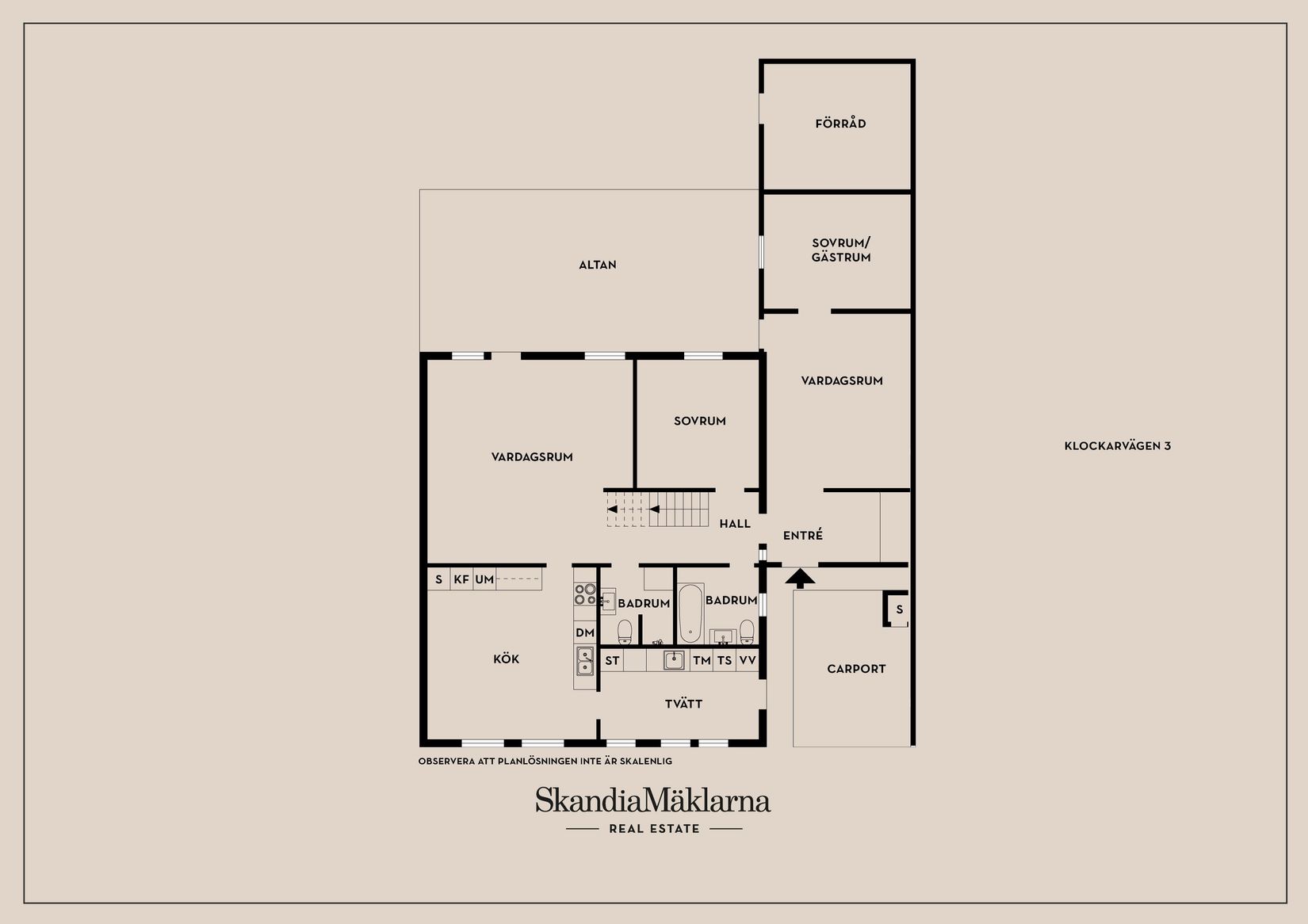 Villa, Klockarvägen 3, Kungälv