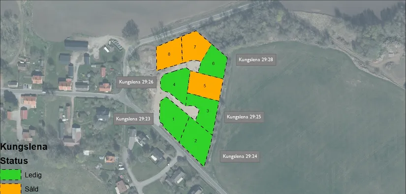 Tomt, Kalkbrukstigen 1, Kungslena, Tidaholm