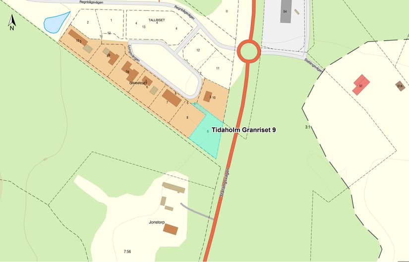 Tomt, Ljungsvängen 2, Tidaholm