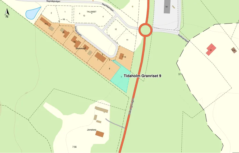 Tomt, Ljungsvängen 2, Tidaholm