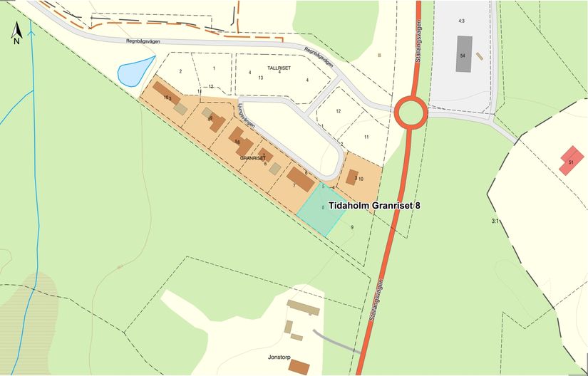 Tomt, Ljungsvängen 2, Tidaholm