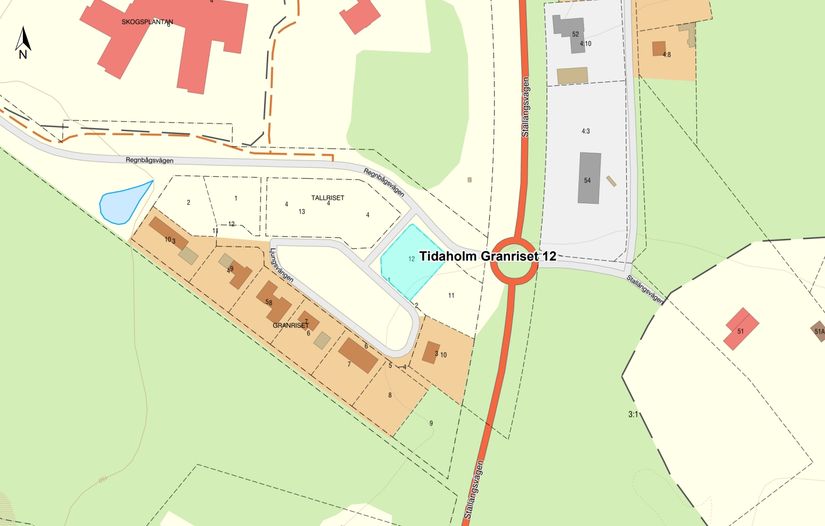 Tomt, Ljungsvängen 2, Tidaholm