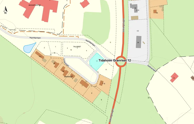 Tomt, Ljungsvängen 2, Tidaholm