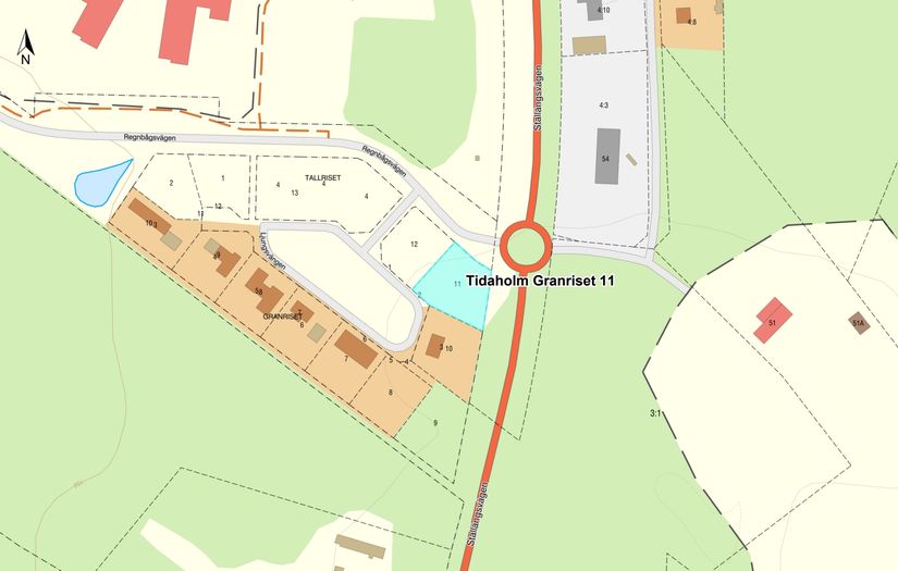 Tomt, Ljungsvängen 2, Tidaholm