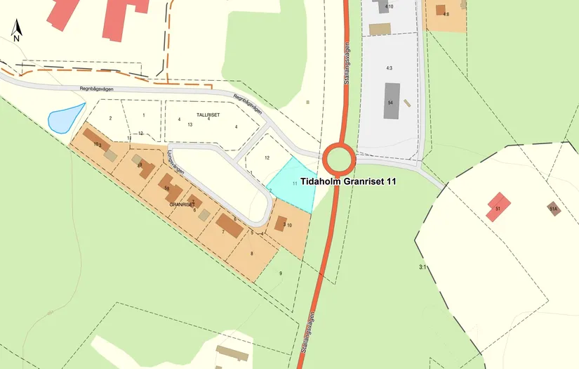 Tomt, Ljungsvängen 2, Tidaholm