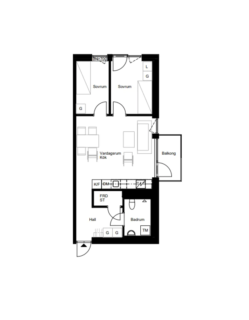 Bostadsrätt, Kubikvägen 1, Hägerneholm, Täby