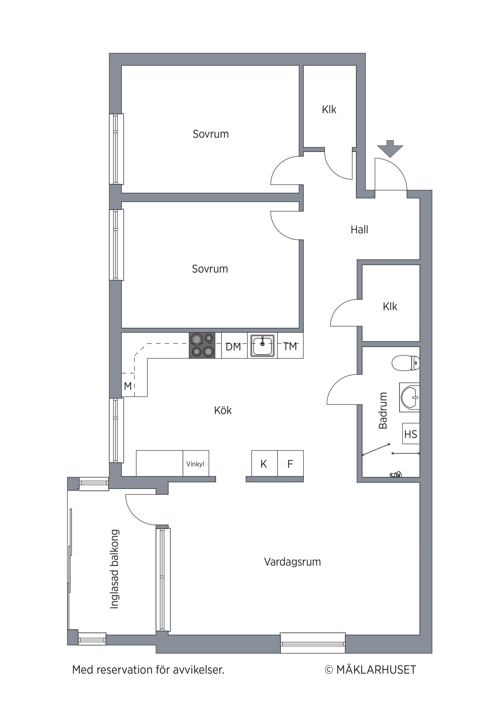 Bostadsrätt, Norrbackavägen 26, Norrtorn, Oskarshamn