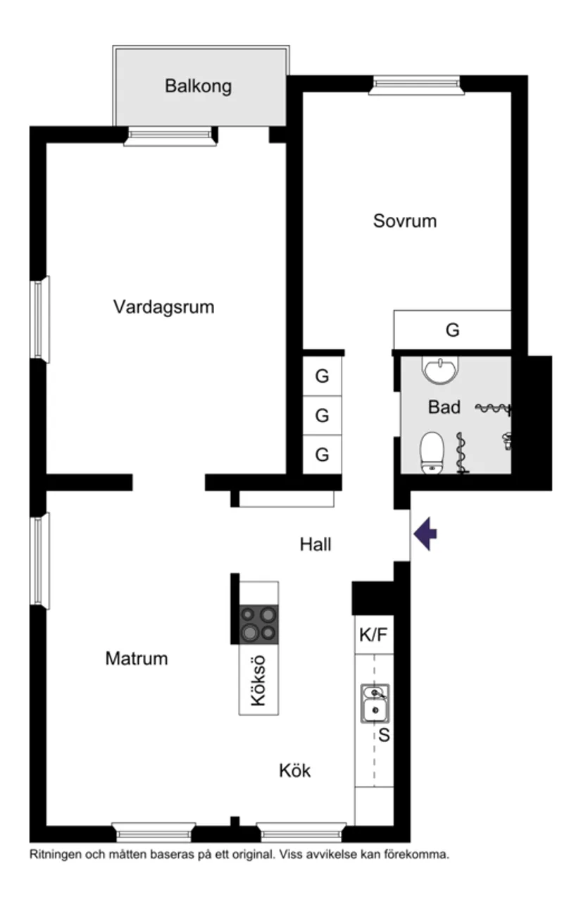 Bostadsrätt, Skogsvägen 8A, Kristianstad - Parkstaden, Kristianstad