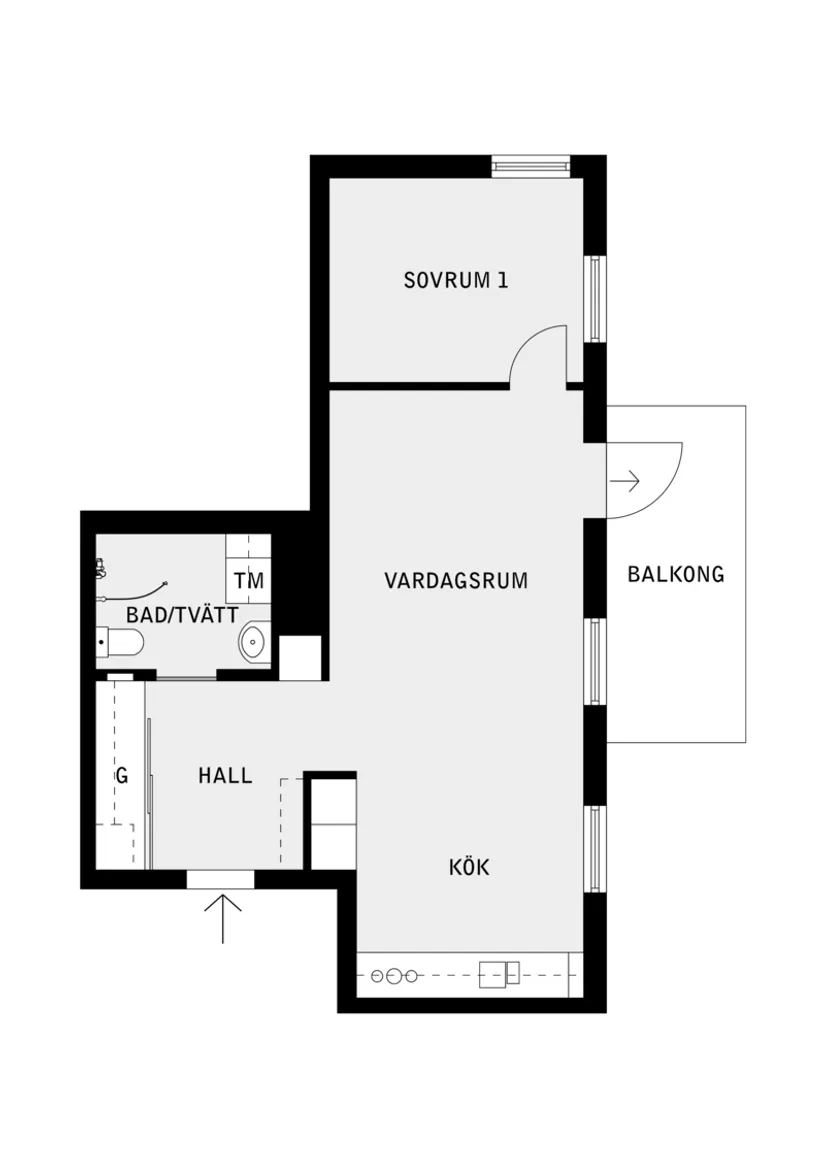 Bostadsrätt, Nytorpsvägen 44, 2 tr, Näsbypark, Täby