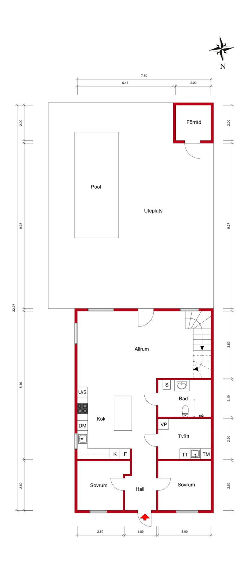 Villa, Askegatan 9A, Nyvång, Åstorp