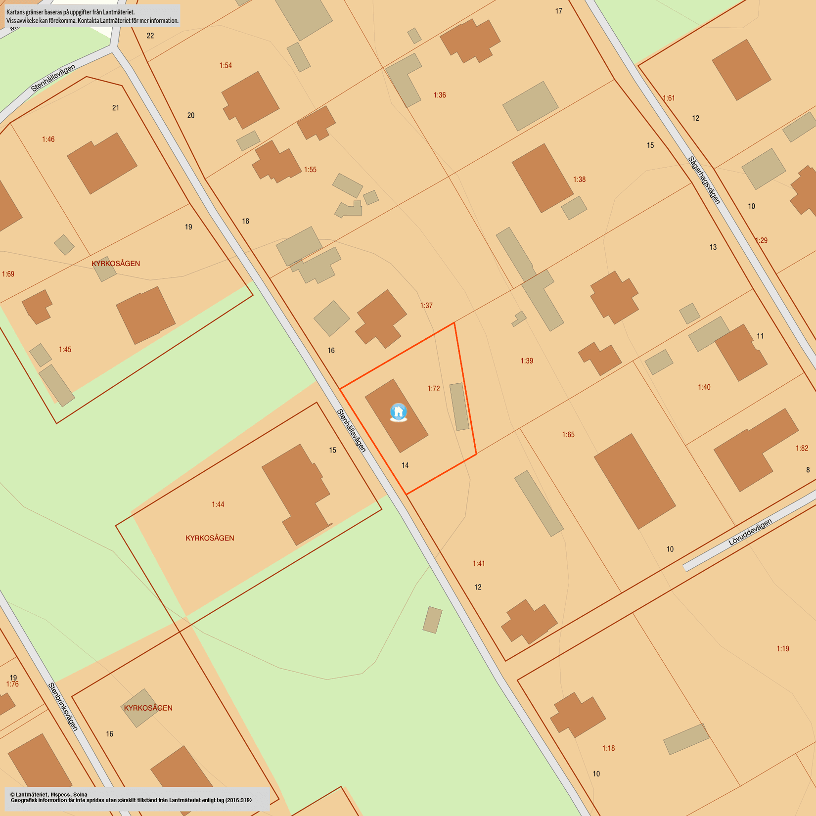 Villa, Stenhällsvägen 14, Åby, Norrköping