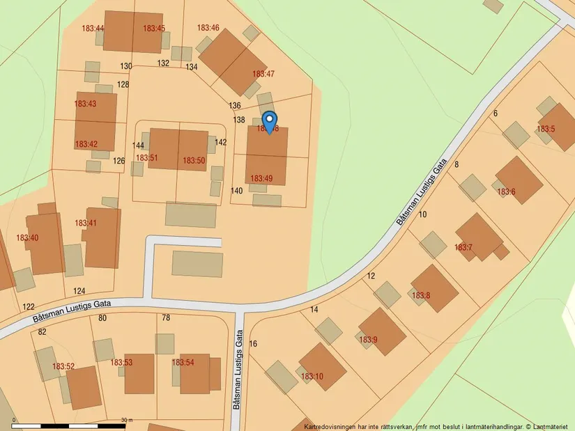 Radhus, Båtsman lustigs gata 138, Backatorp, Göteborg