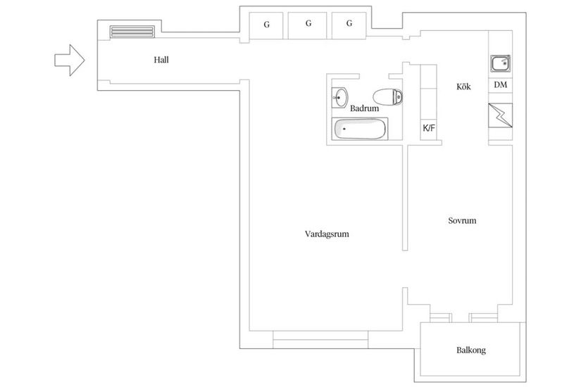 Bostadsrätt, Timotejgatan 5, Södermalm Maria, Stockholm