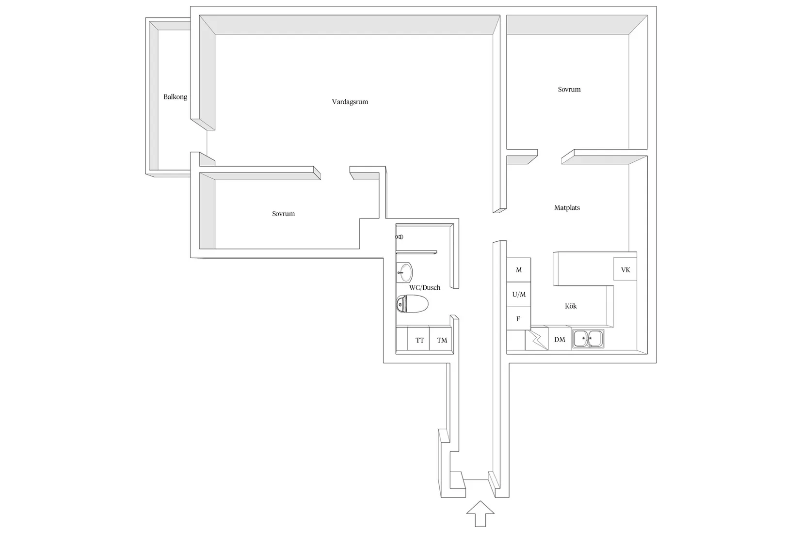 Bostadsrätt, Föreningsgatan 17, Tågaborg, Helsingborg