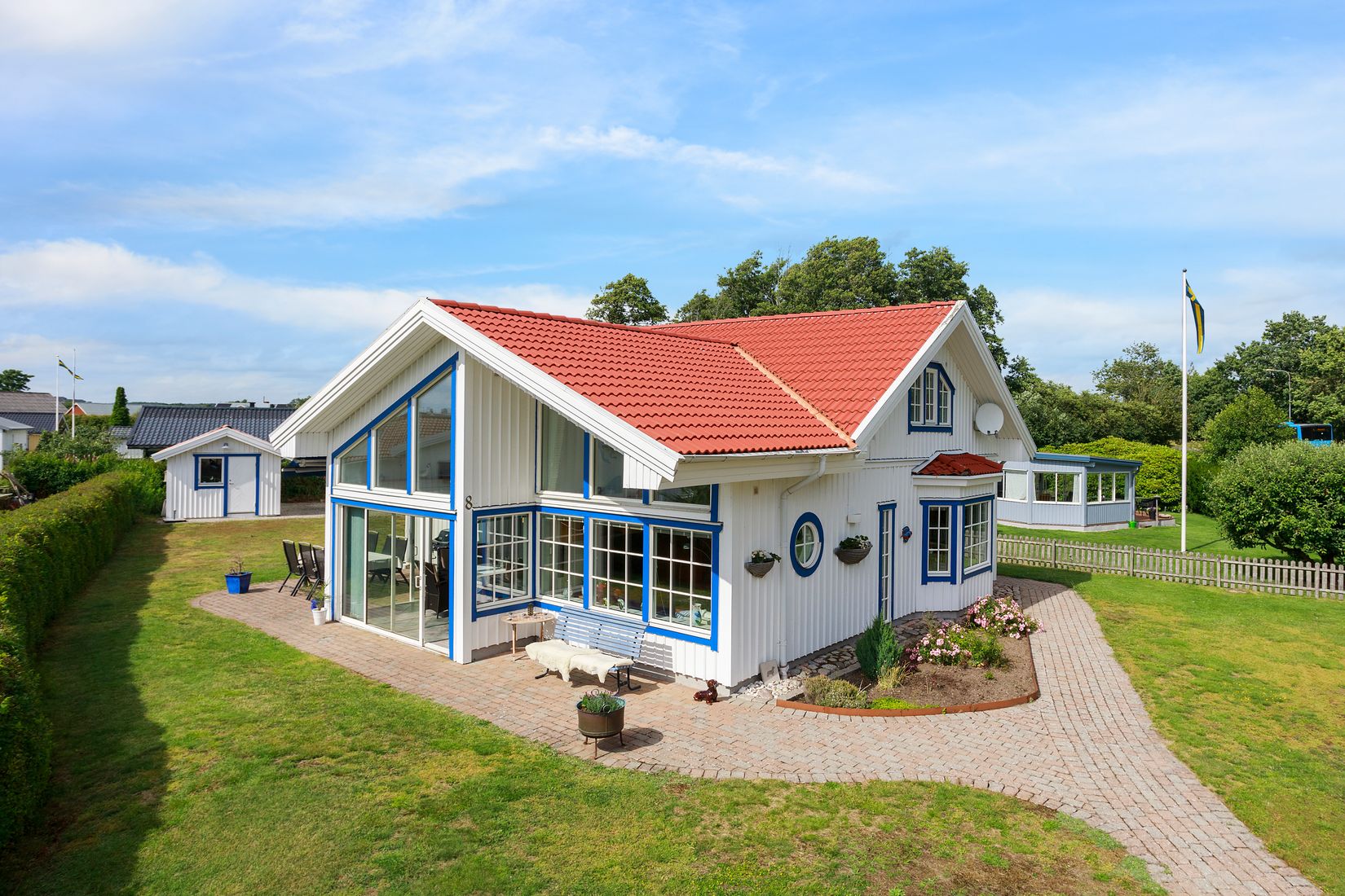 Villa, Strandbackavägen 8, Träslövsläge, Varberg