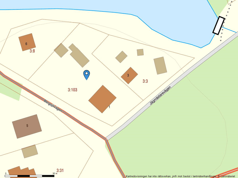 Villa, Jägmästarevägen 1, Karlsborg