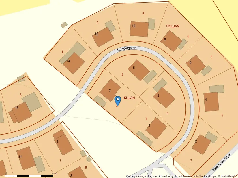 Villa, Rundelgatan 7, Zakrisdal, Karlstad