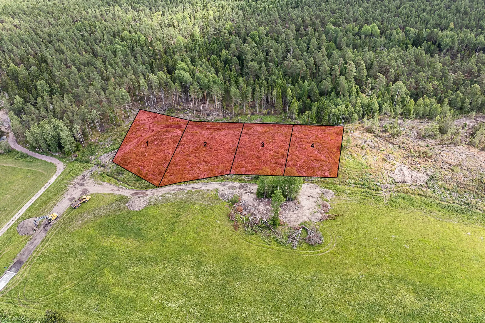 Tomt, Fiby 49 - 55, Uppsala