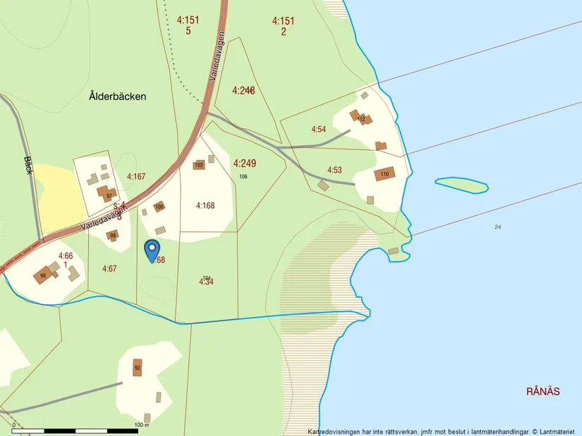 Villa, Varledavägen 100, Rånäs, Norrtälje