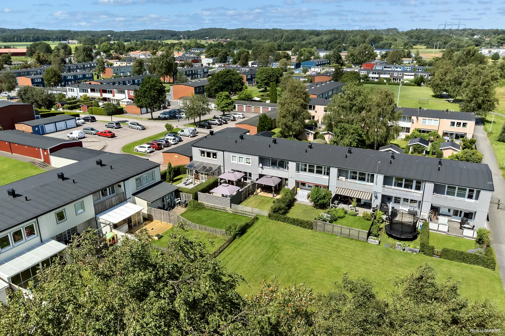 Radhus, Lekstorpsvägen 54E, Gråbo, Lerum