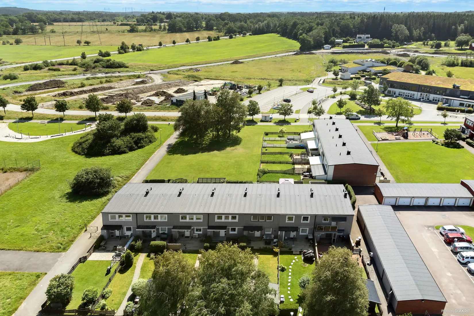Radhus, Lekstorpsvägen 54E, Gråbo, Lerum