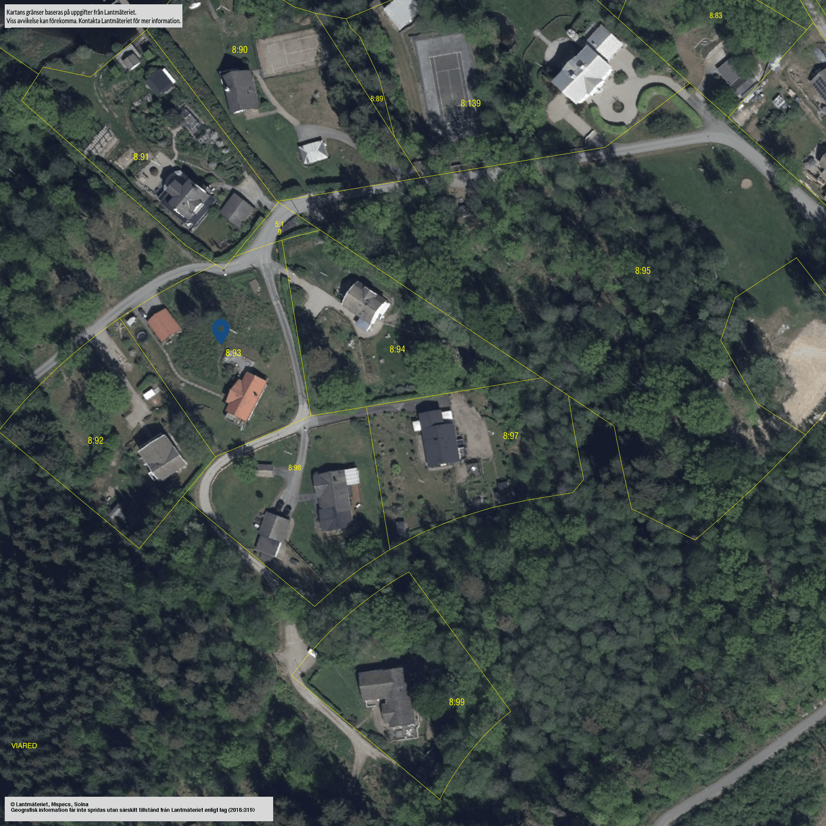 Villa, Lyckebovägen 77, Sjömarken, Borås