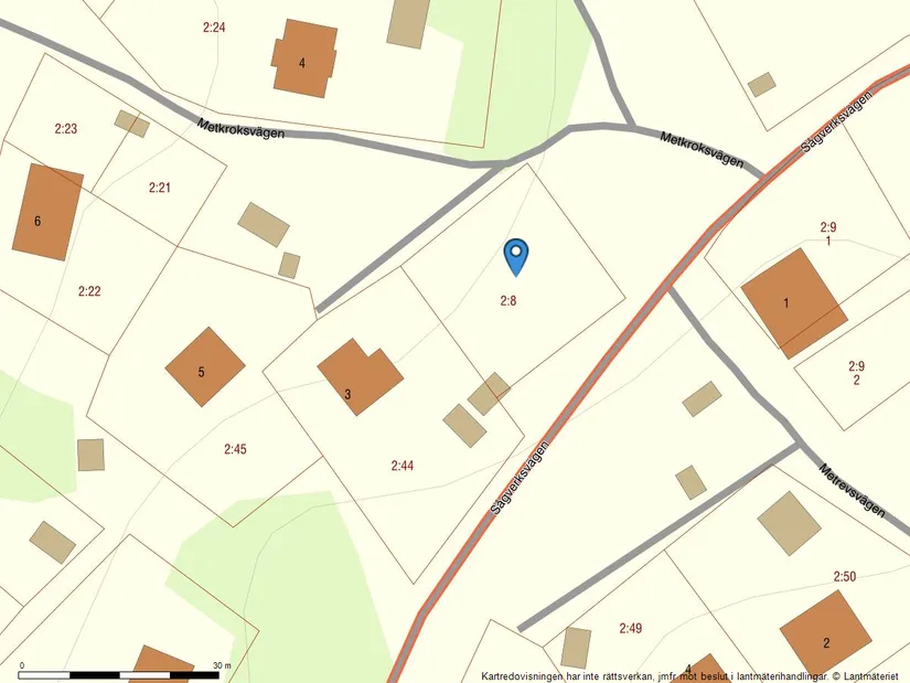 Tomt, Metkroksvägen 1, Alnö, Sundsvall
