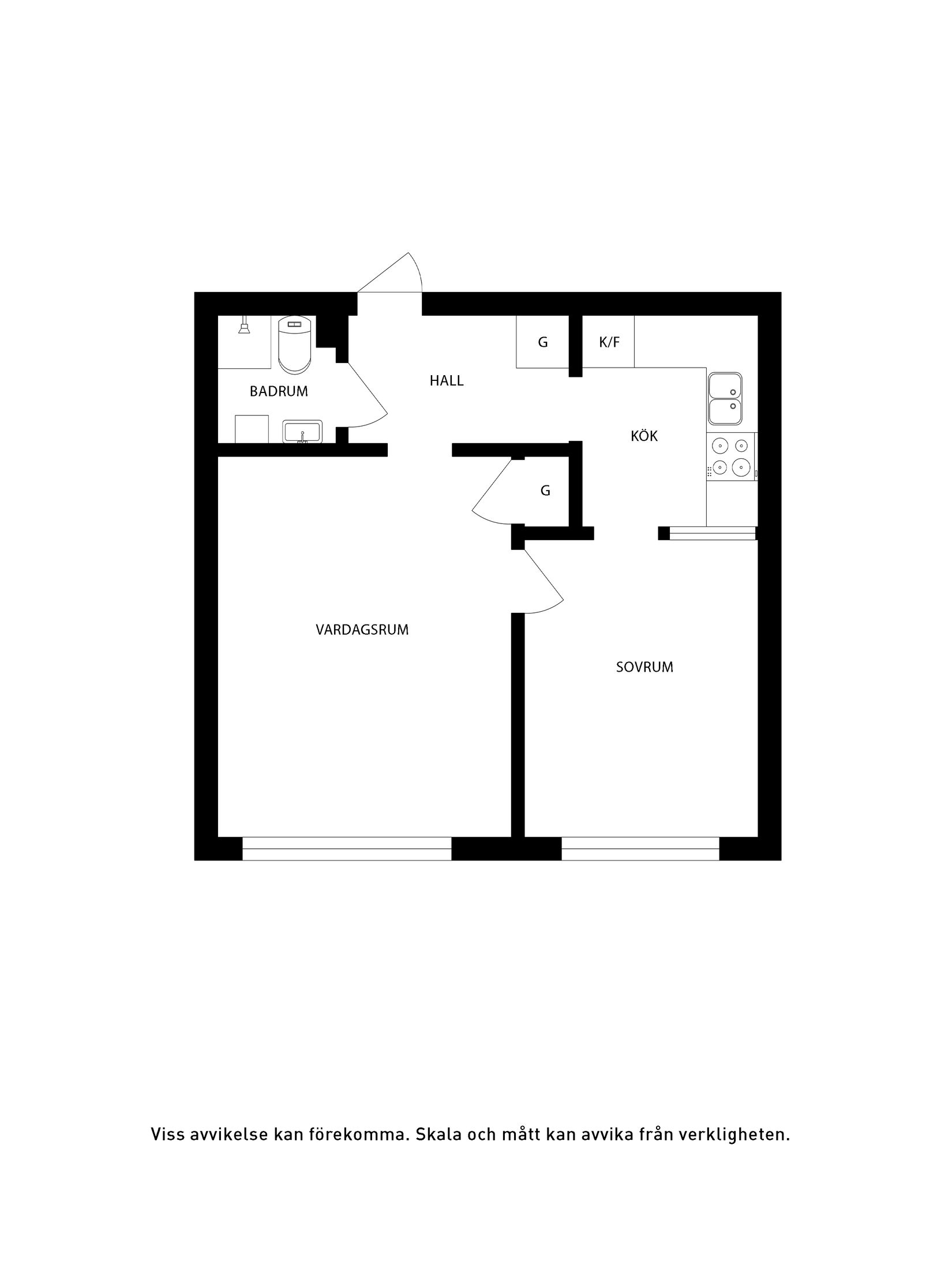 Bostadsrätt, Borgaregatan 19A, Centralt Väster, Nyköping