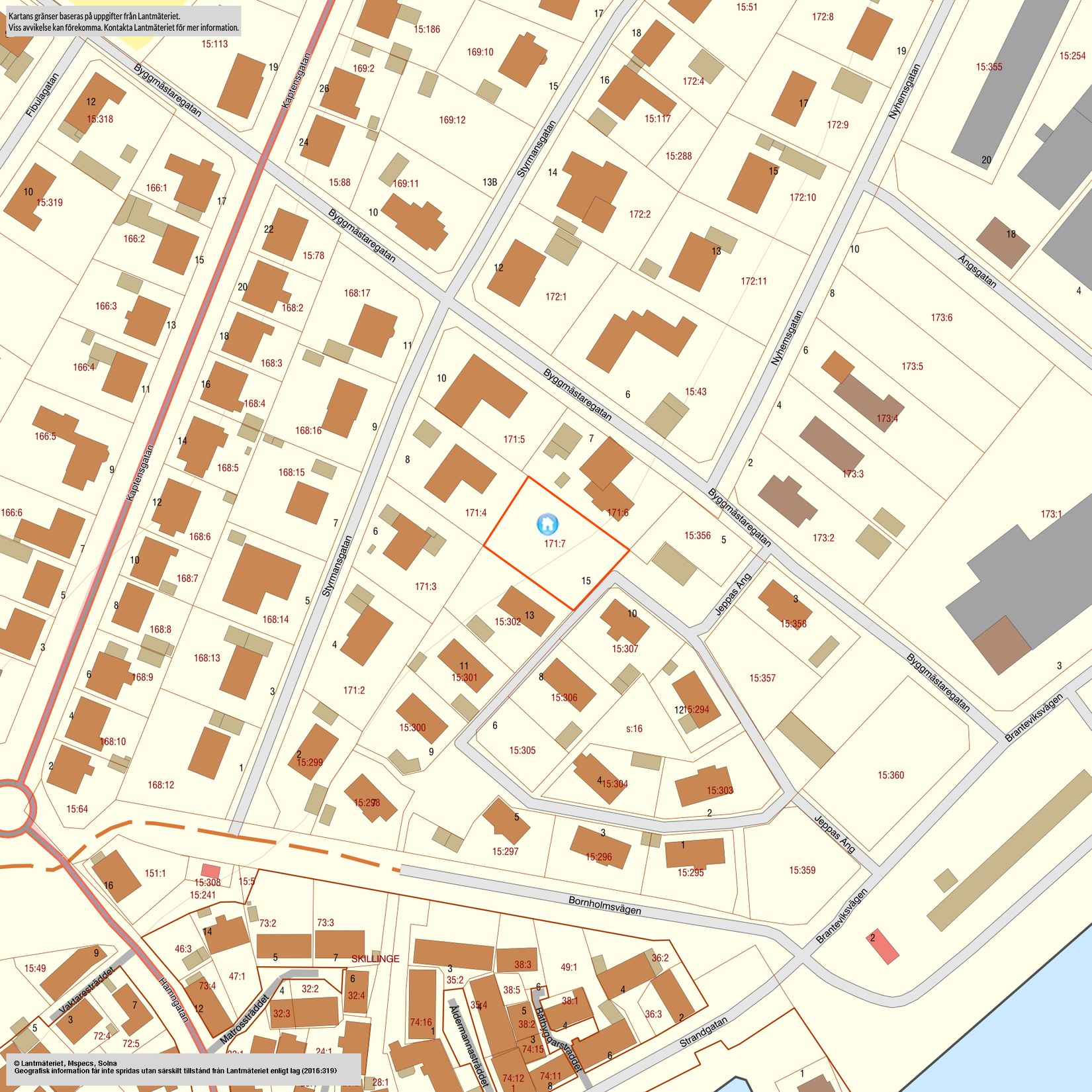 Tomt, Jeppas äng 15, Simrishamn