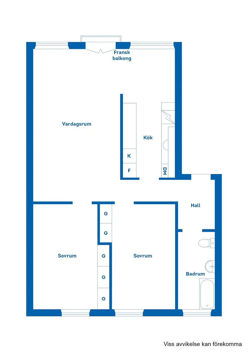 Bostadsrätt, Järnvägsgatan 33A, Centrum, Hässleholm