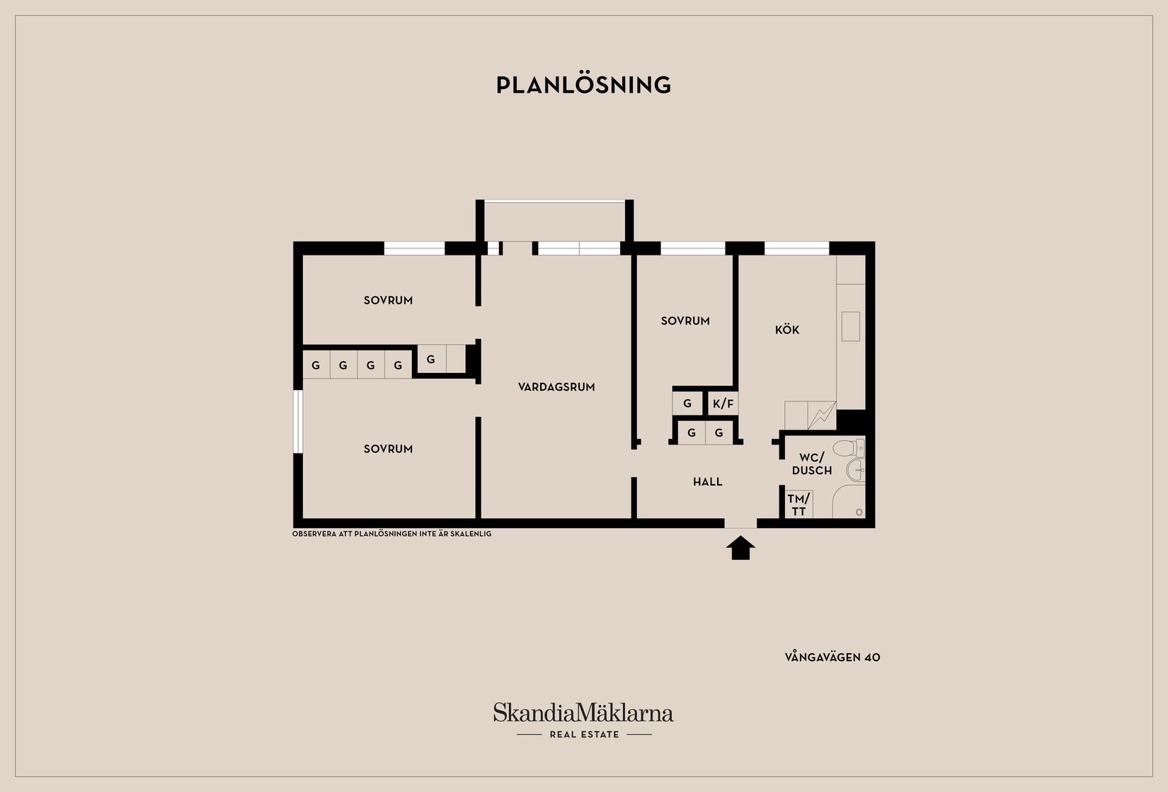 Bostadsrätt, Vångavägen 40, Eslöv
