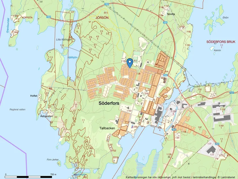 Villa, Västermalmsvägen 28, Söderfors, Tierp