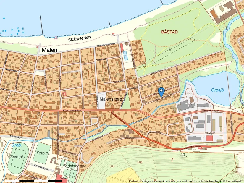 Villa, Öresjövägen 8, Malen, Båstad