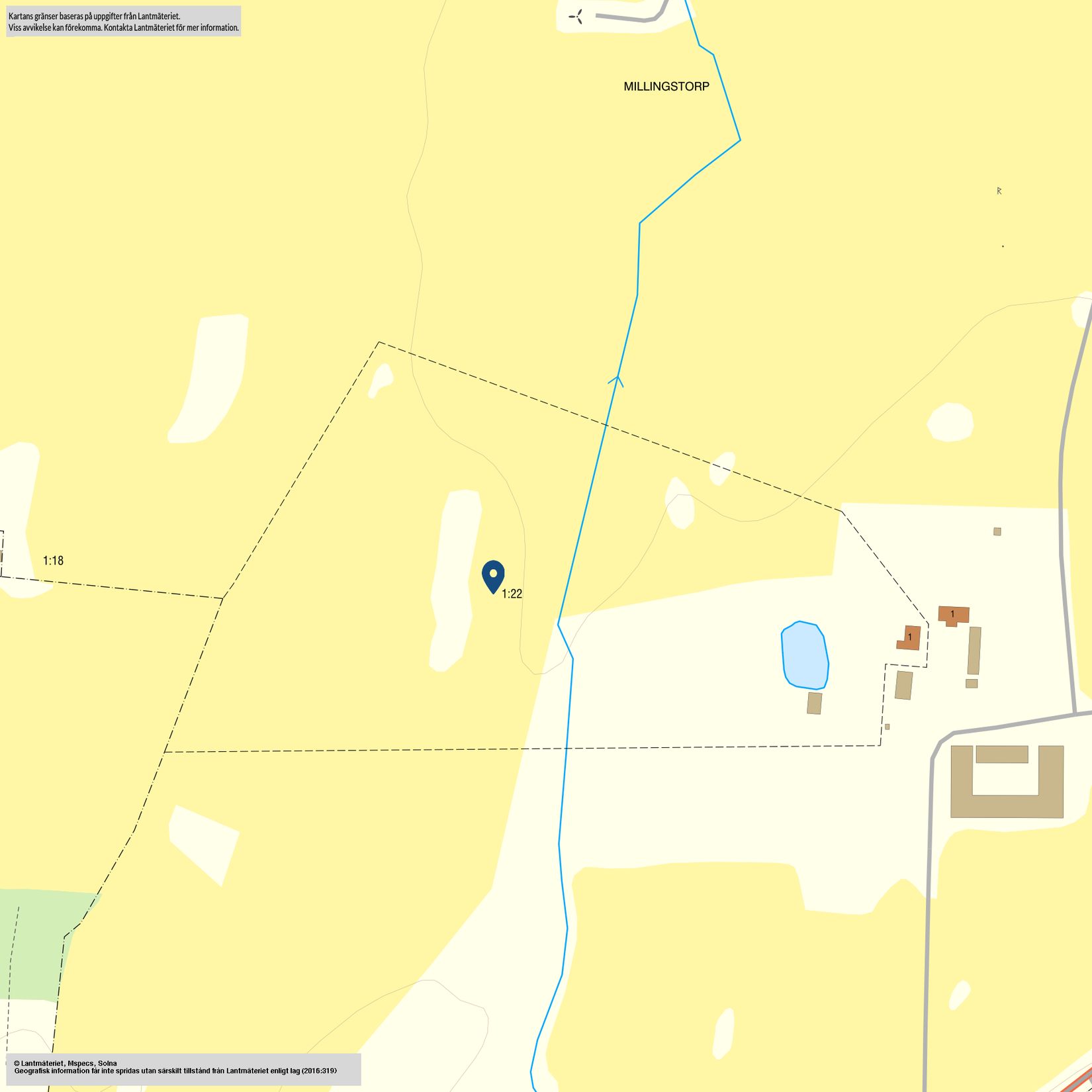 Gård/Skog, Millingstorp Flygeln 1, Ödeshög