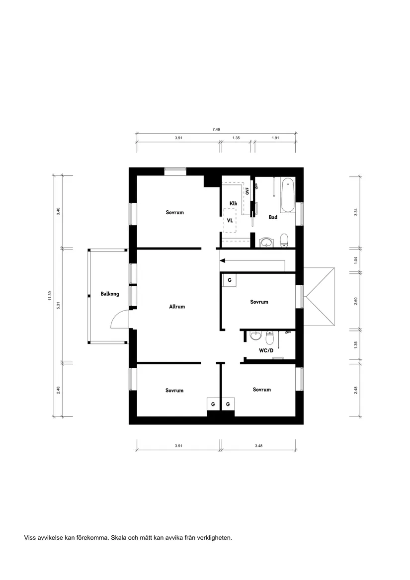 Villa, Yxstabacken 615, Yxstabacken/Kårsta, Örebro