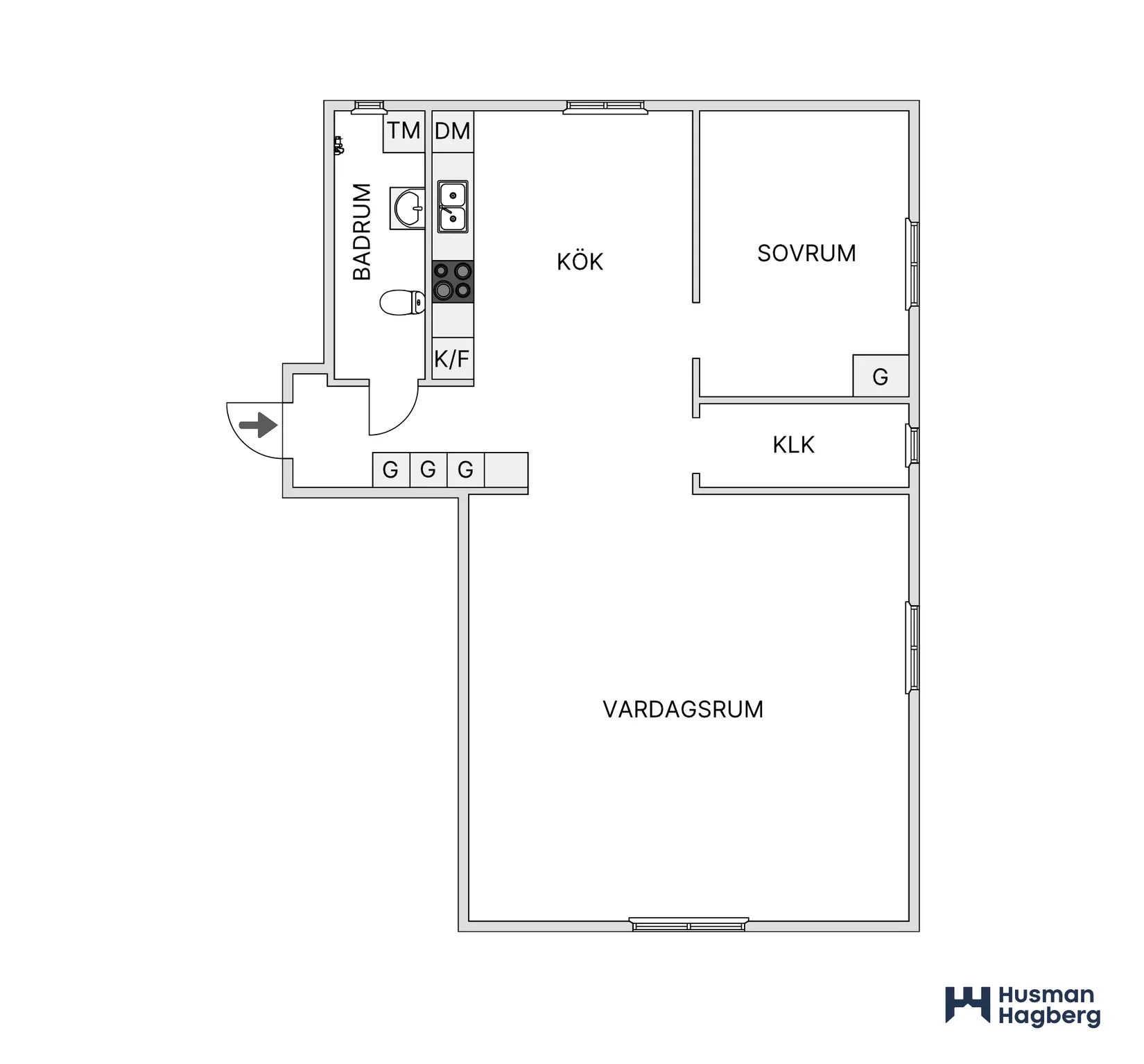 Bostadsrätt, Storgatan 90, Öst På Stan, Umeå