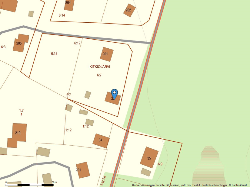 Villa, Kitkiöjärvi 32, Pajala