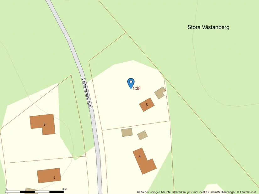 Fritidshus, Västanskogsvägen 6, Österåker
