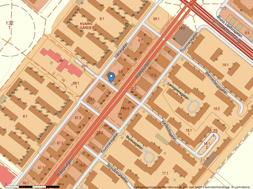 Bostadsrätt, Råbyvägen 66, Kvarngärdet, Uppsala