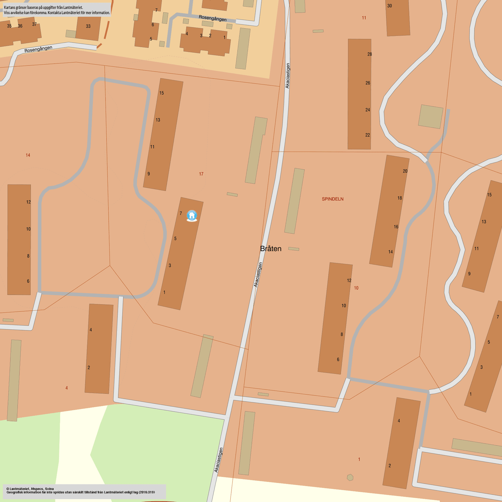 Bostadsrätt, Akaciastigen 7, Mariestad