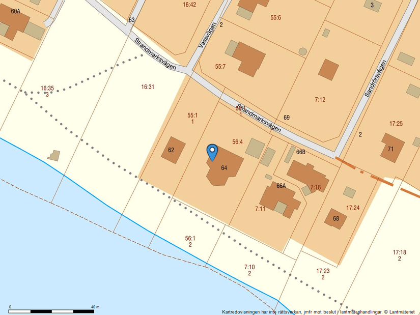 Villa, Strandmarksvägen 64, Gislövs Strandmark, Trelleborg