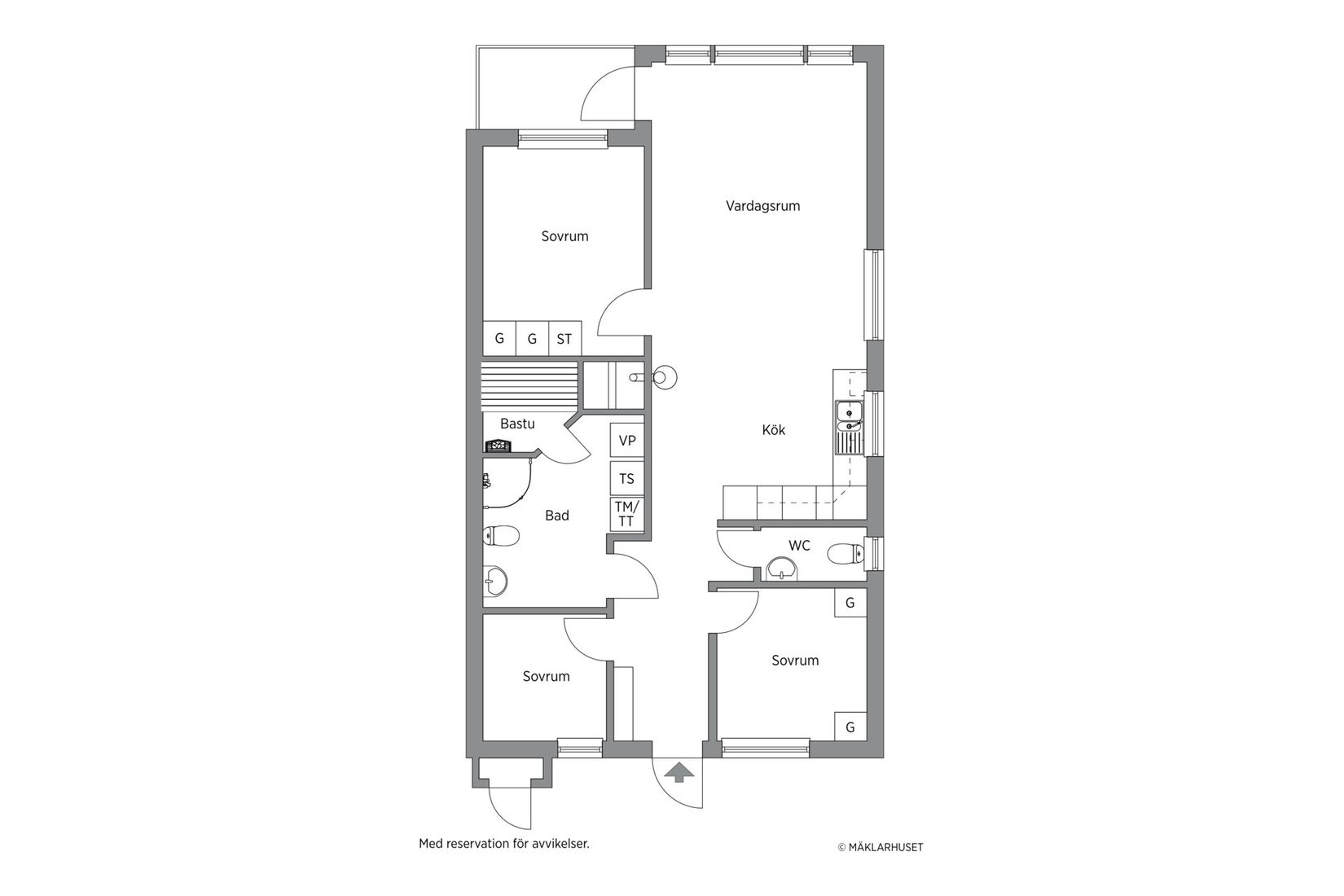 Bostadsrätt, Storhogna Torg 5B, Storhogna, Berg