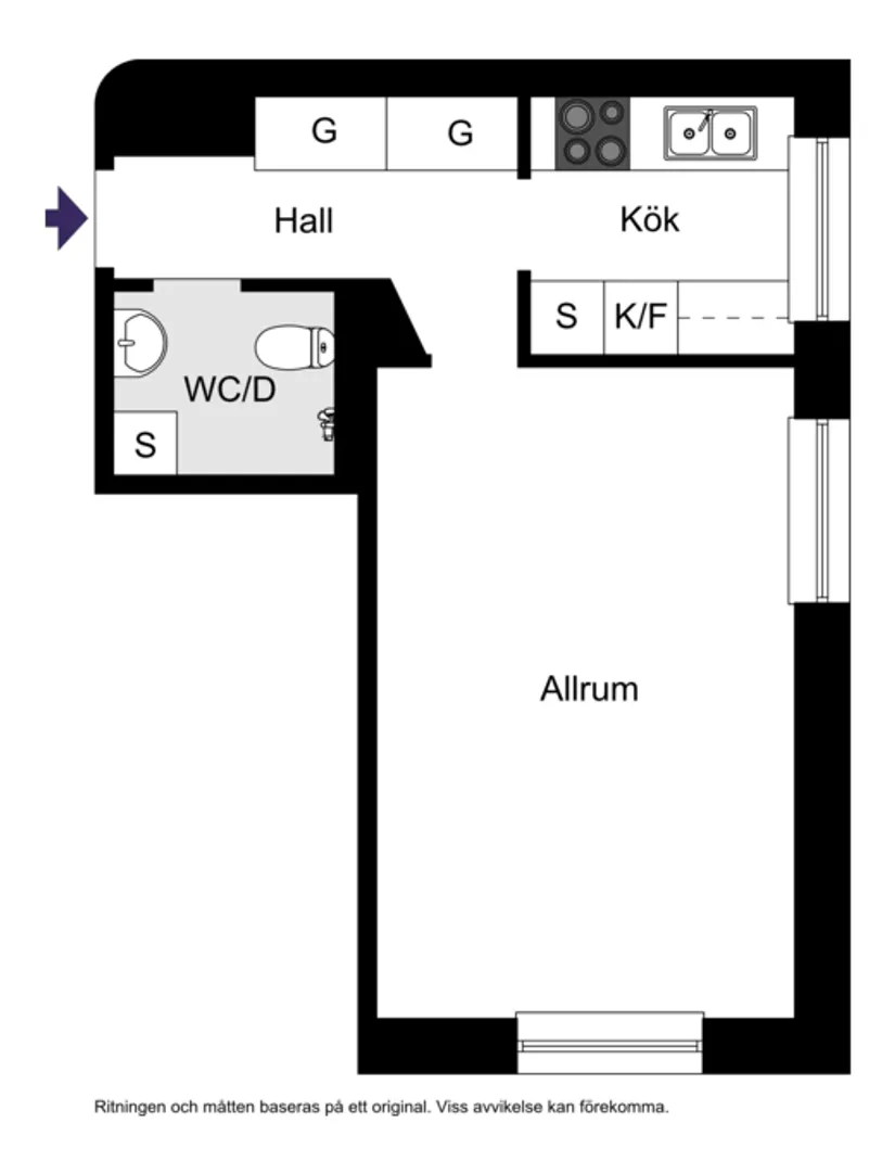 Bostadsrätt, Lilla gatan 4A, Gamla Råsunda, Solna