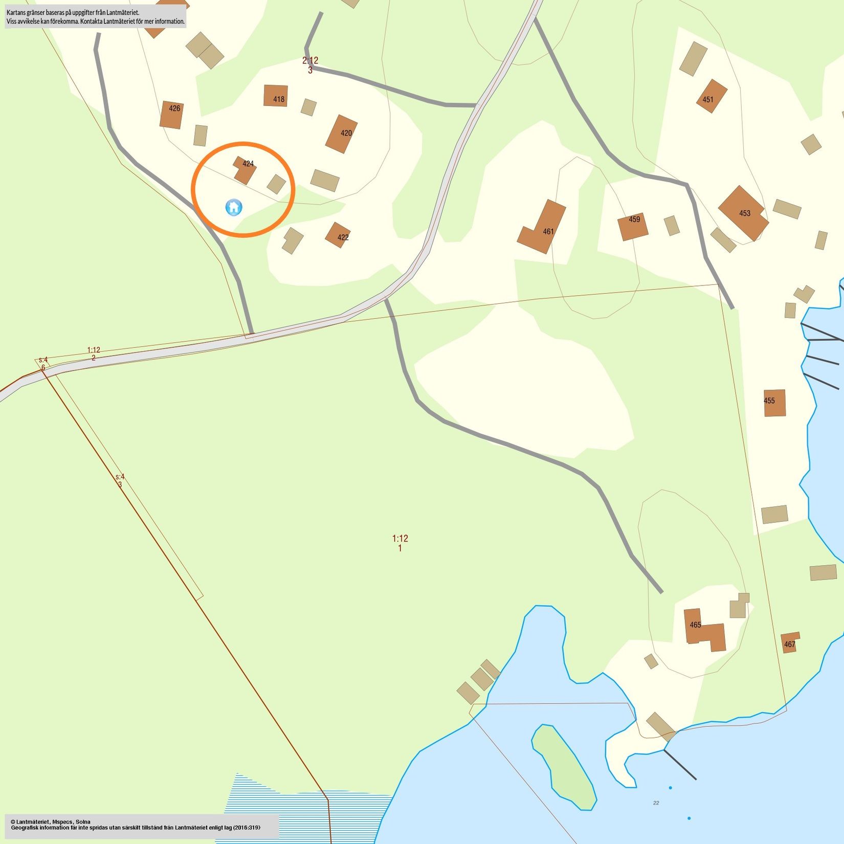 Villa, Arrende Måla 424, Ålhammarsudde, Arboga