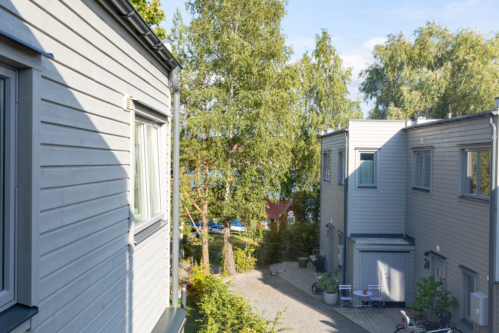 Radhus, Plåtslagarvägen 32, Mörtnäs, Värmdö