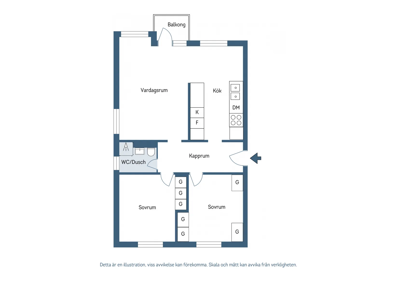 Bostadsrätt, Henrik gjutares gata 34A, Norrmalm, Skövde