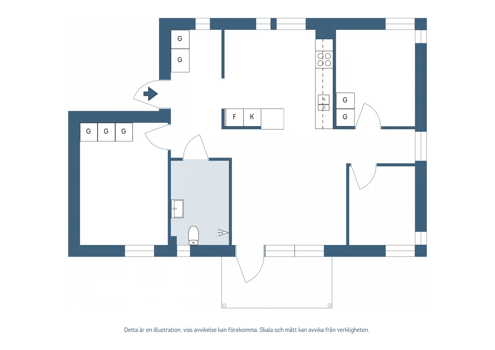 Bostadsrätt, Vilkmansgatan 40, Trädgårdsstaden, Skövde