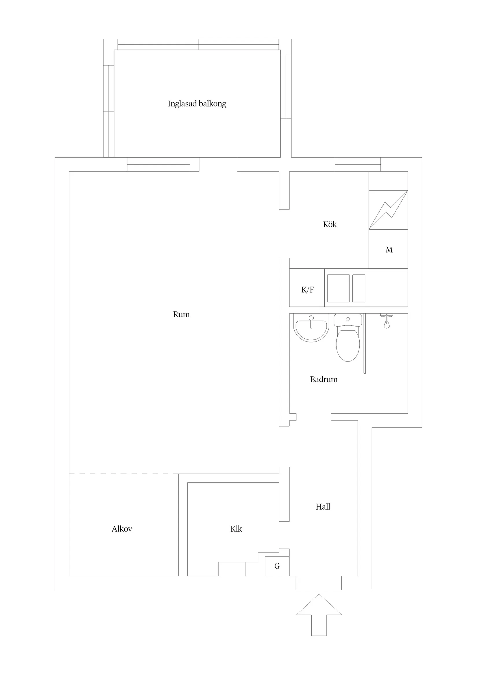 Bostadsrätt, Silkeborgsgatan 4, Tegelviken, Kalmar