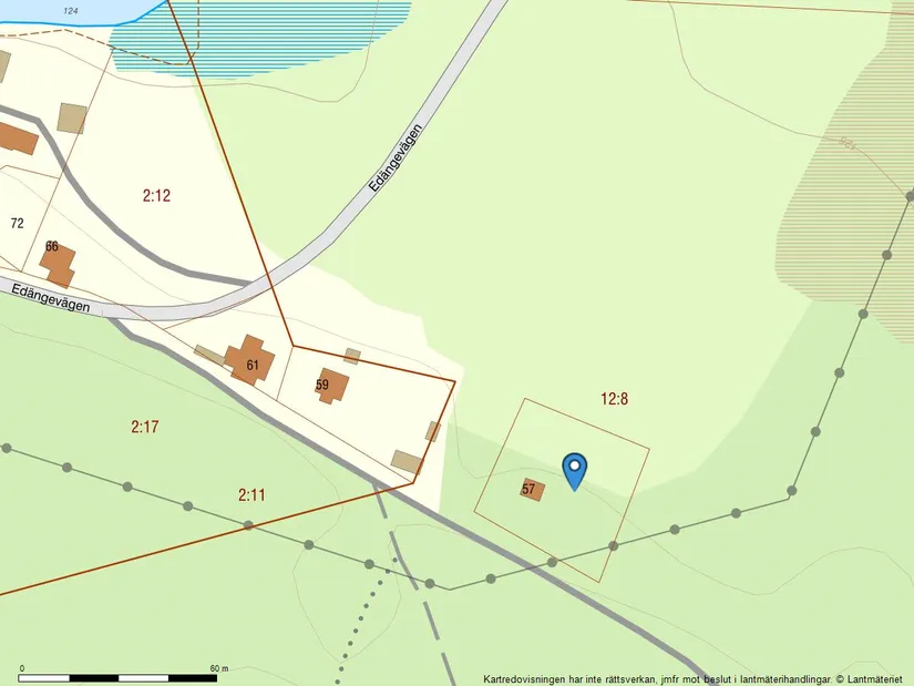 Tomt, Edängevägen 57, Ljusdal, Hybo, Ljusdal