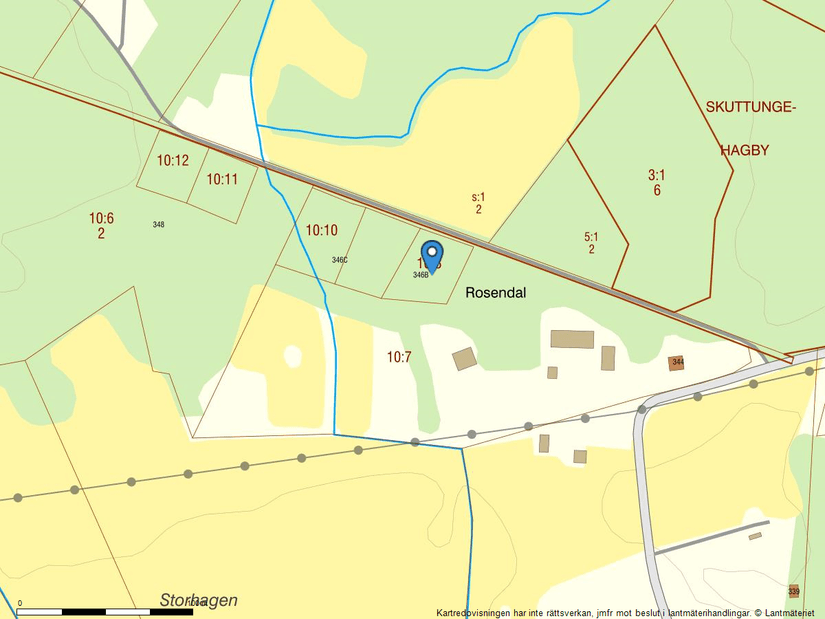 Tomt, Rosendal 346A, Skuttunge, Uppsala
